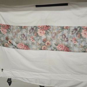 VINTAGE GREEN FLORAL PRINT LADIES SCARF